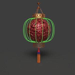 Chinese dragon  ball lantern 3D model