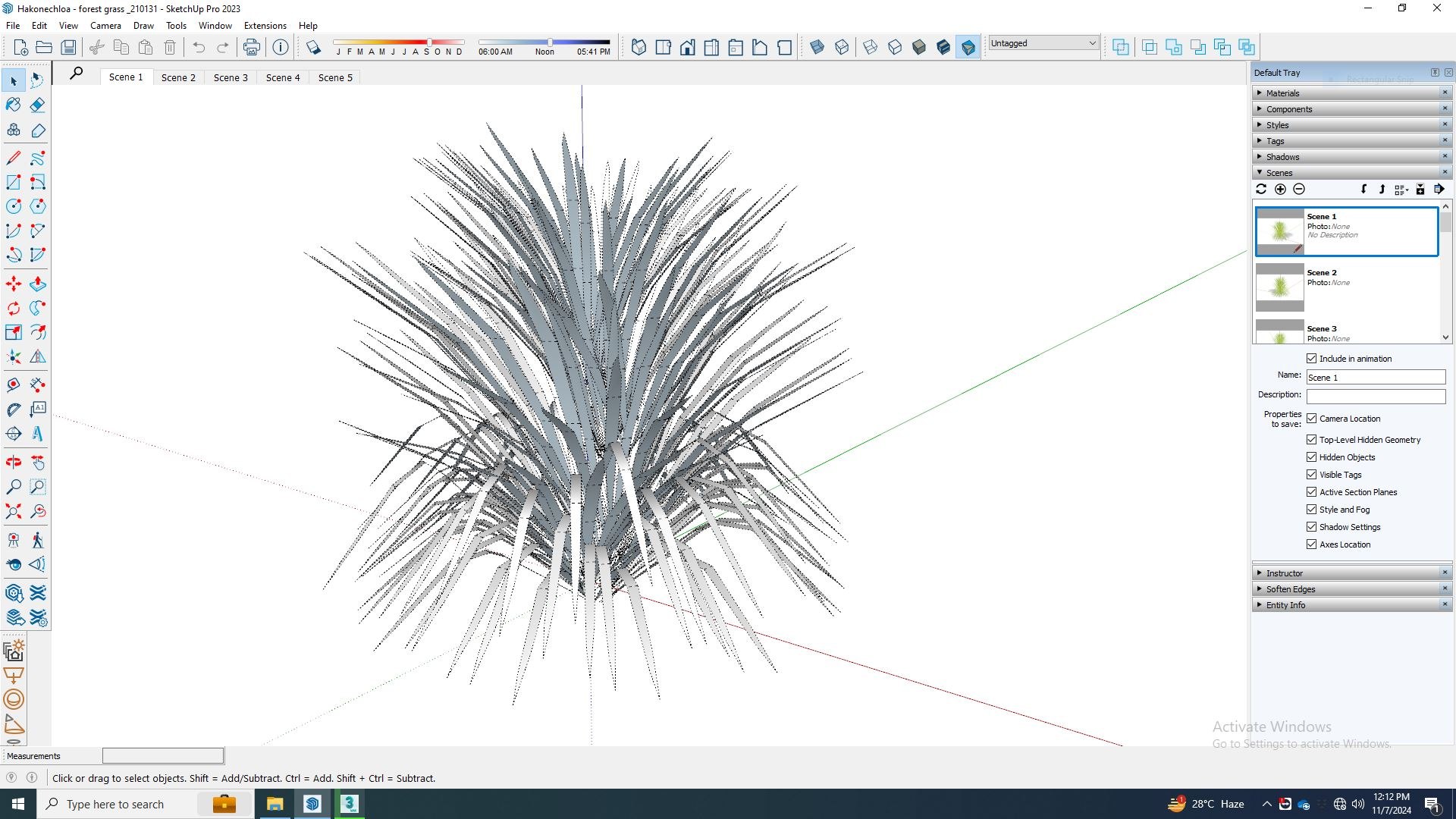 3D Hakonechloa - forest grass https://p.turbosquid.com/ts-thumb/Kv/J1SkyW/i2/hakonechloaforestgrasssketchupview/jpg/1731738628/1920x1080/fit_q87/2325a3275e0fed72198de6fadd45a44312c64370/hakonechloaforestgrasssketchupview.jpg