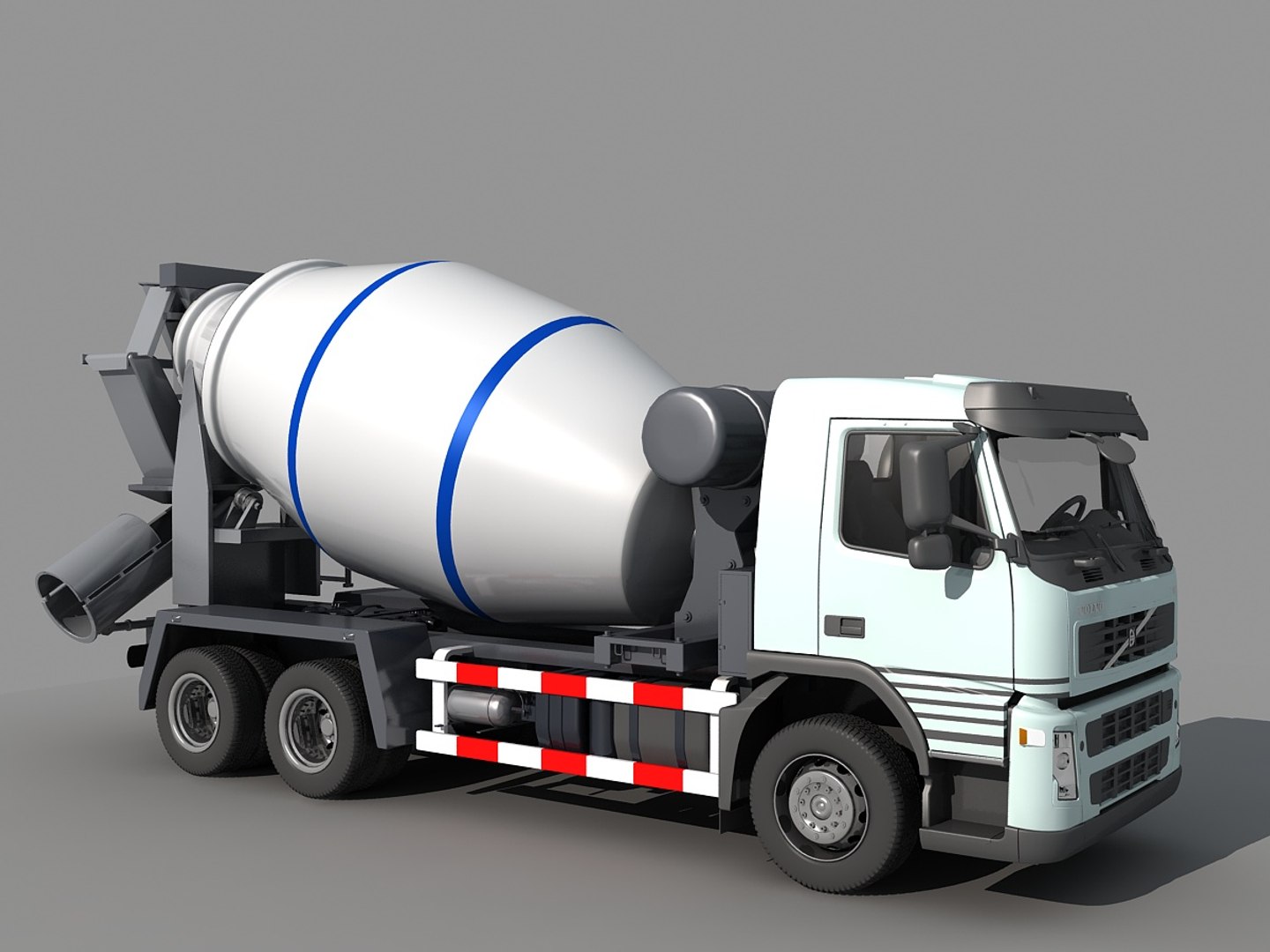 3D Cement Mixer Model - TurboSquid 1236161