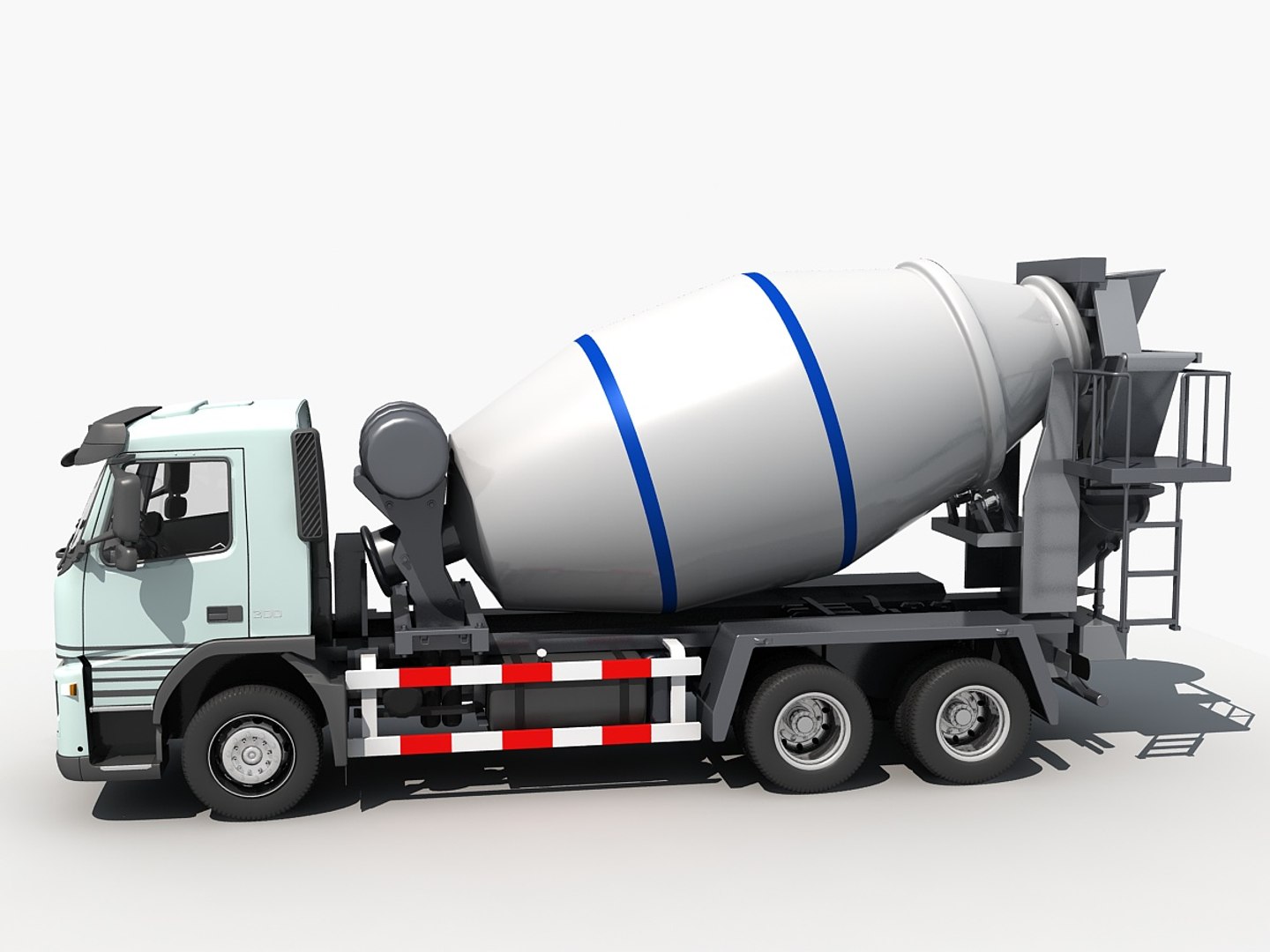 3D Cement Mixer Model - TurboSquid 1236161