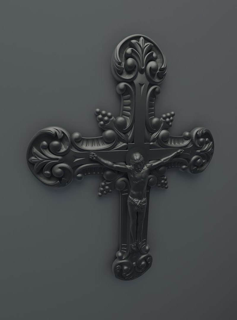 3d model jesus cross