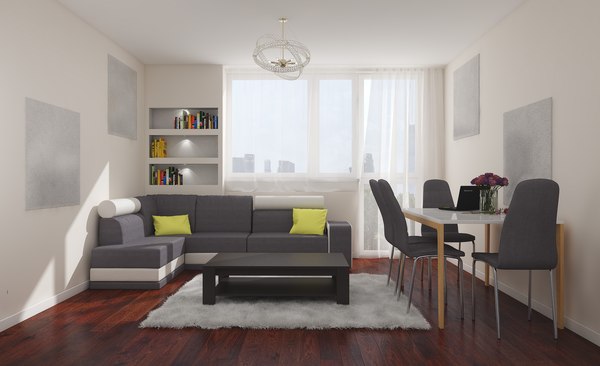 Living Room 3d Model - Turbosquid 1266037