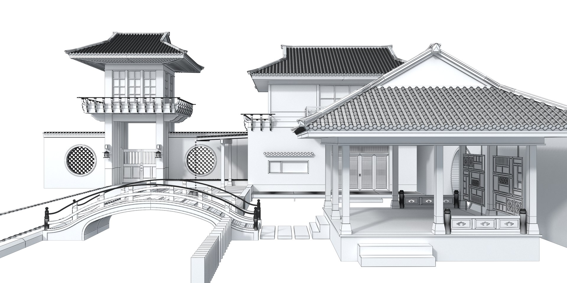 TRADITIONAL PIECES 3D Model - TurboSquid 1740545