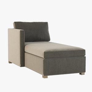 Cane Line Shape Sunbed Sectional Chaise Sofa Module