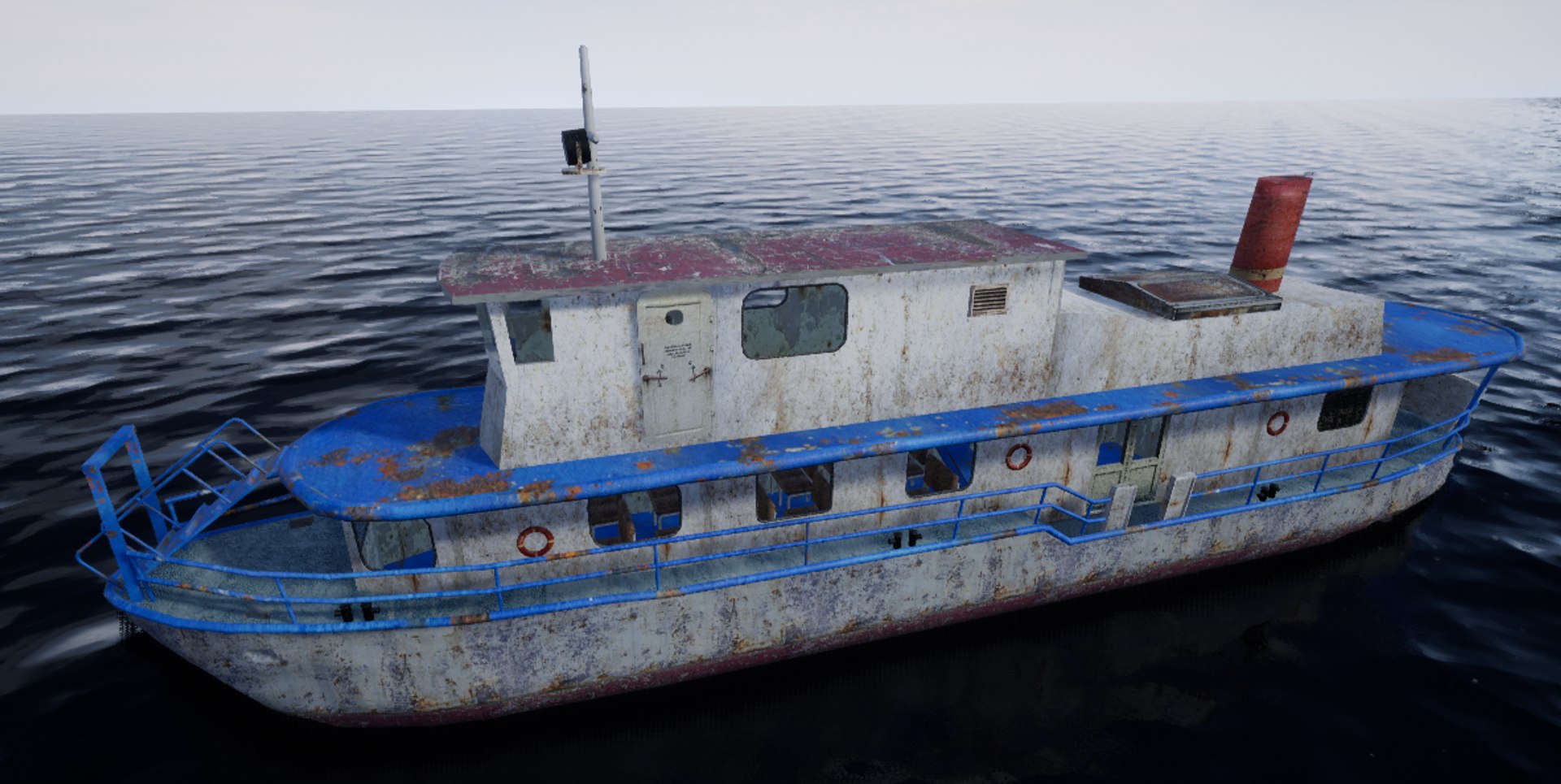 Old Rusty Ship Boat 3D Model - TurboSquid 1470406