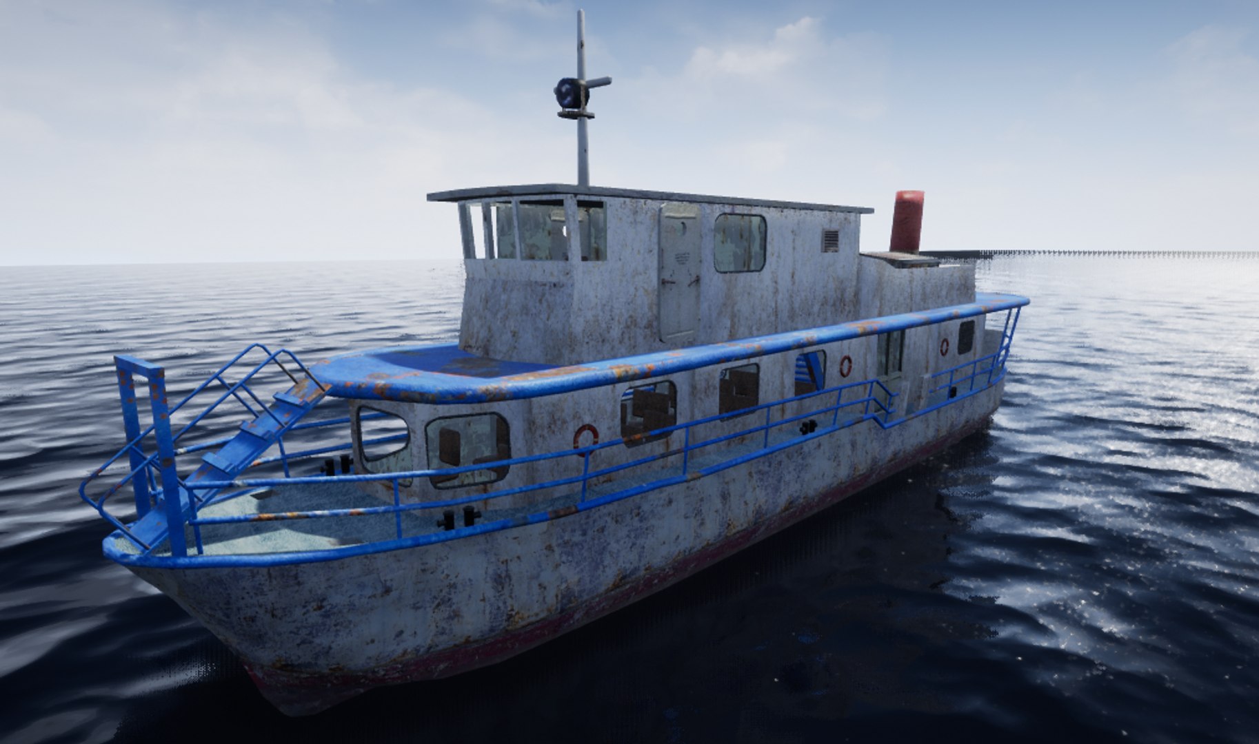 Old Rusty Ship Boat 3D Model - TurboSquid 1470406