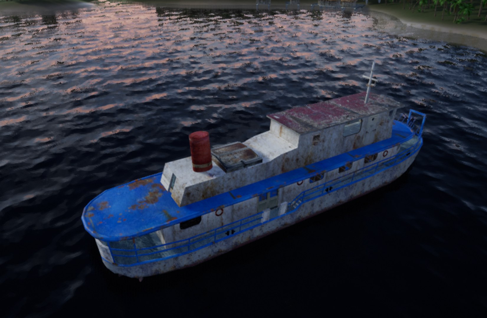 Old Rusty Ship Boat 3D Model - TurboSquid 1470406