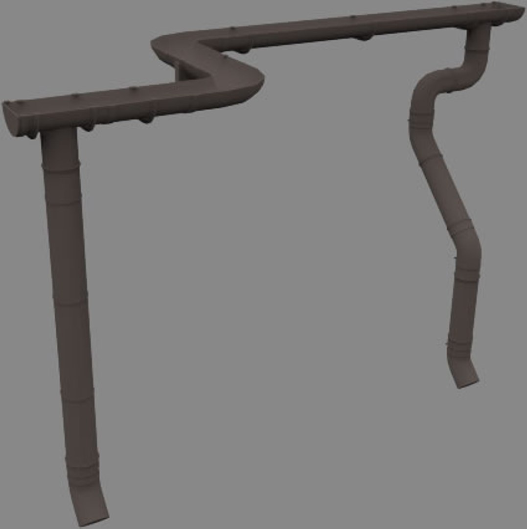 3ds Rain Gutter