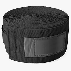 3D Black Boxing Hand Wrap Roll