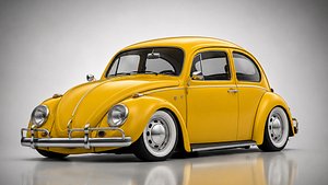 3D Volkswagen Sedan 1300 1963 3D Model