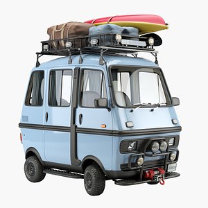 Travel Car Suzuki Carry 3D model