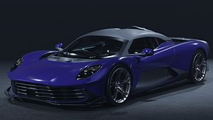 2026 Aston Martin Valhalla 3D Model Next-Generation Hybrid Supercar British Engineering Excellenc
