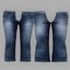 Jeans de cintura baixa Jeans de cintura baixa