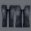 Jeans de cintura baixa Jeans de cintura baixa