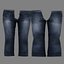 Jeans de cintura baixa Jeans de cintura baixa