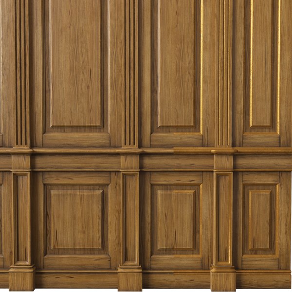 3D model wooden panels wood wall - TurboSquid 1351248