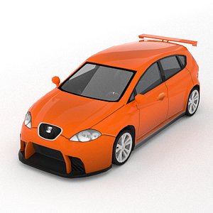 seat leon cupra 3d model