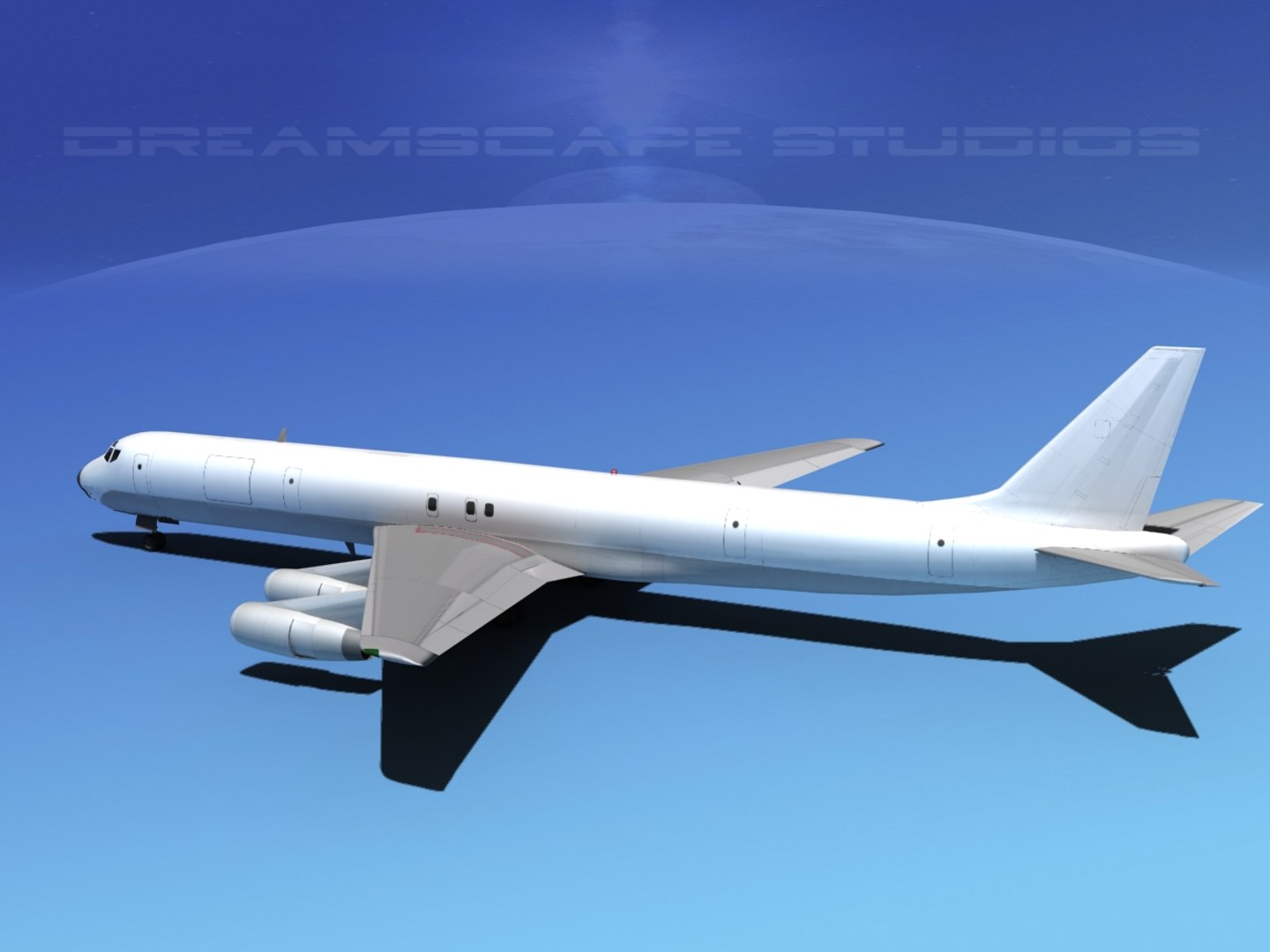 3d max douglas dc-8