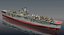 3D japanese aircraft carrier hiyo model