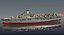 3D japanese aircraft carrier hiyo model