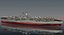 3D japanese aircraft carrier hiyo model