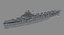 3D japanese aircraft carrier hiyo model