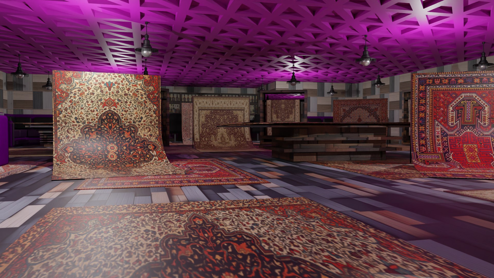 Carpet Rug Store Model TurboSquid 2161413