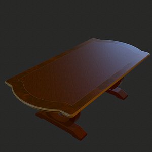 vintage furniture table pbr 3D model