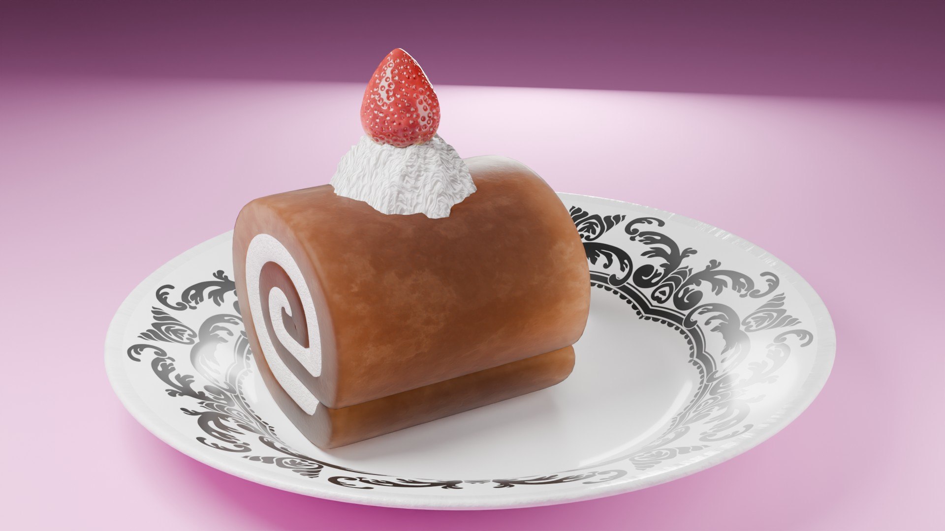 High-Detail Strawberry Swiss Roll Cake with Plate 3D model https://p.turbosquid.com/ts-thumb/Kw/AxEo1U/JO/cake_21/jpg/1784653048/1920x1080/fit_q87/523eec0f61320b053d9101a5d5bba6e7c660533f/cake_21.jpg