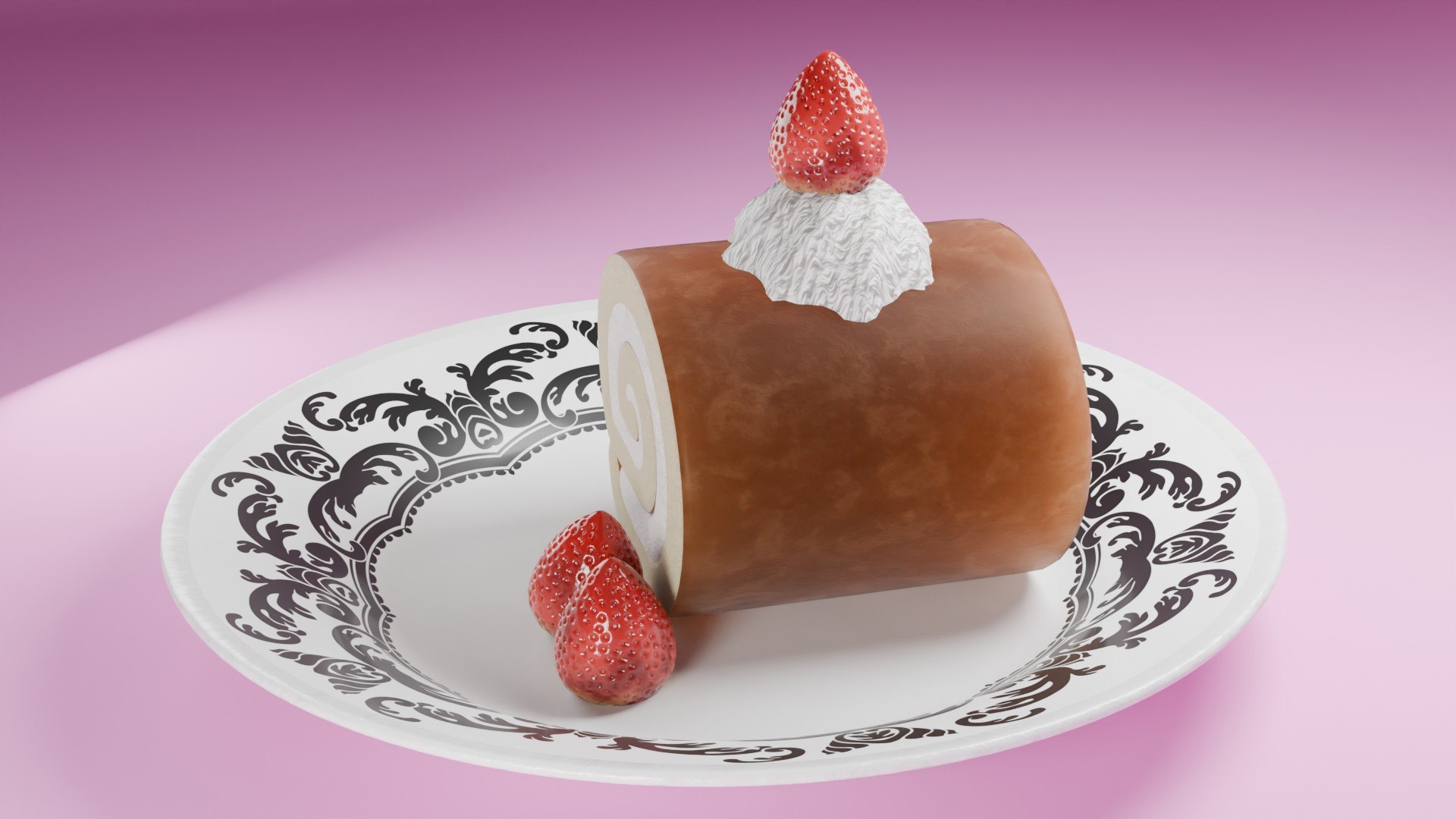 High-Detail Strawberry Swiss Roll Cake with Plate 3D model https://p.turbosquid.com/ts-thumb/Kw/AxEo1U/LP/cake_05/jpg/1784653043/1920x1080/fit_q87/c786ea9fcf1b26f15768dd85c9c2def8e999a226/cake_05.jpg