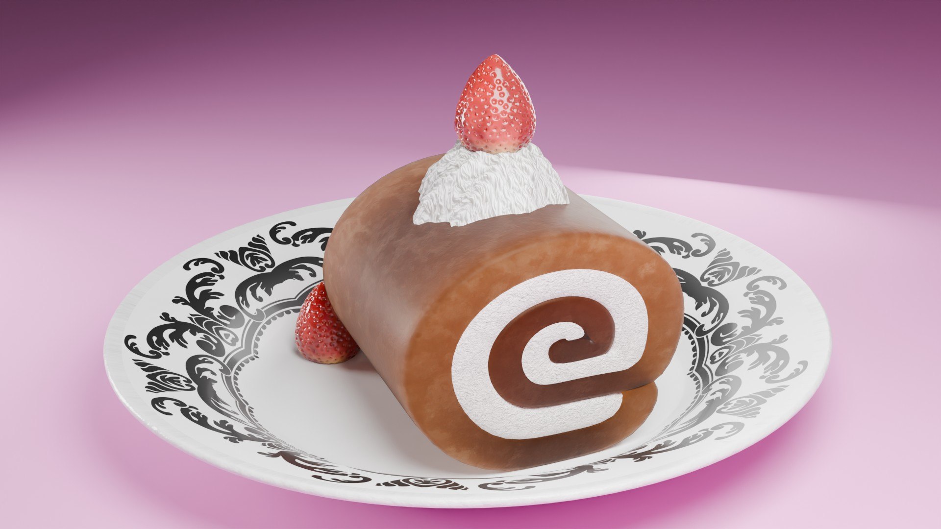 High-Detail Strawberry Swiss Roll Cake with Plate 3D model https://p.turbosquid.com/ts-thumb/Kw/AxEo1U/q9/cake_13/jpg/1784653046/1920x1080/fit_q87/c6fc55d58a4acb29fdbe106c28801a9c282f7fc0/cake_13.jpg
