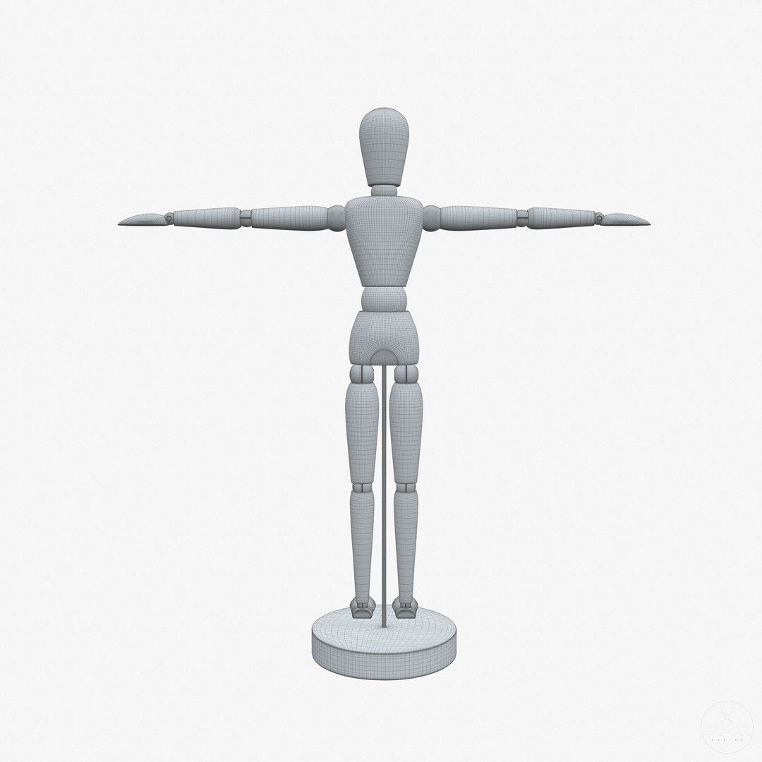 Printable mannequin art figure 3D - TurboSquid 1546641