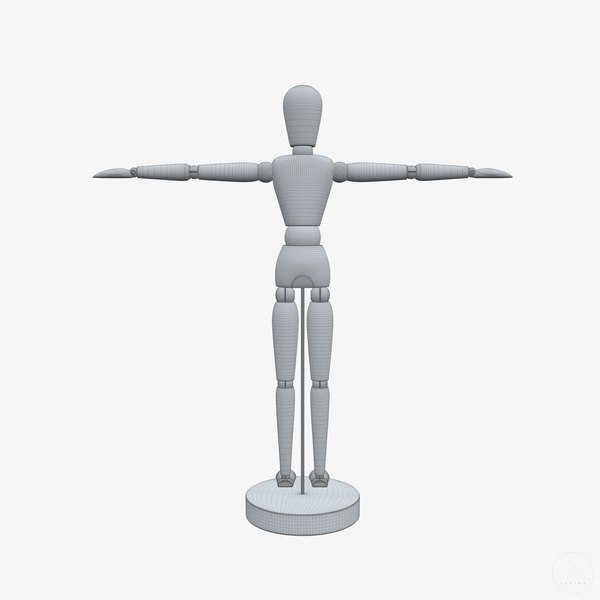 Printable mannequin art figure 3D - TurboSquid 1546641