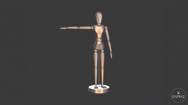 Printable mannequin art figure 3D - TurboSquid 1546641