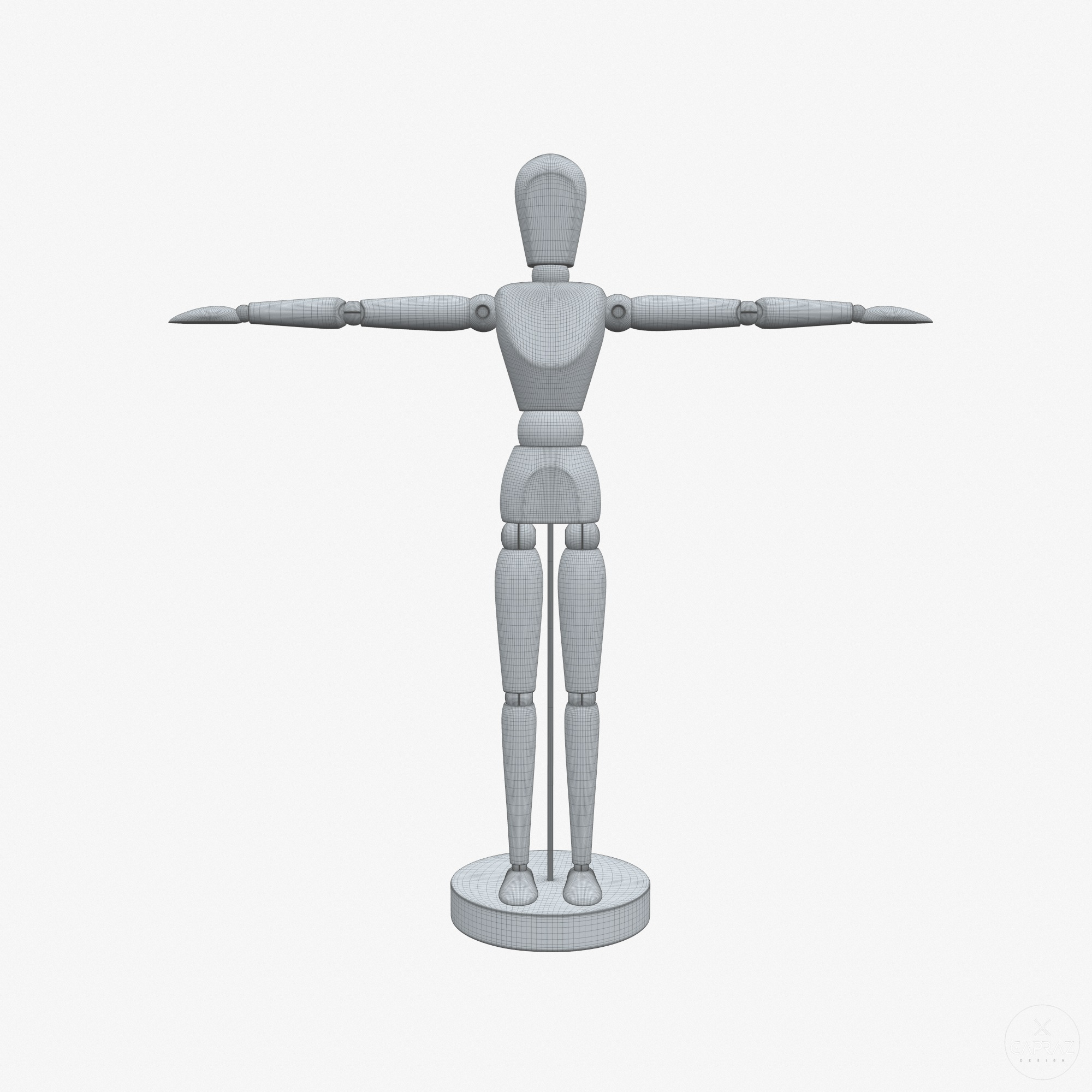 Printable mannequin art figure 3D - TurboSquid 1546641
