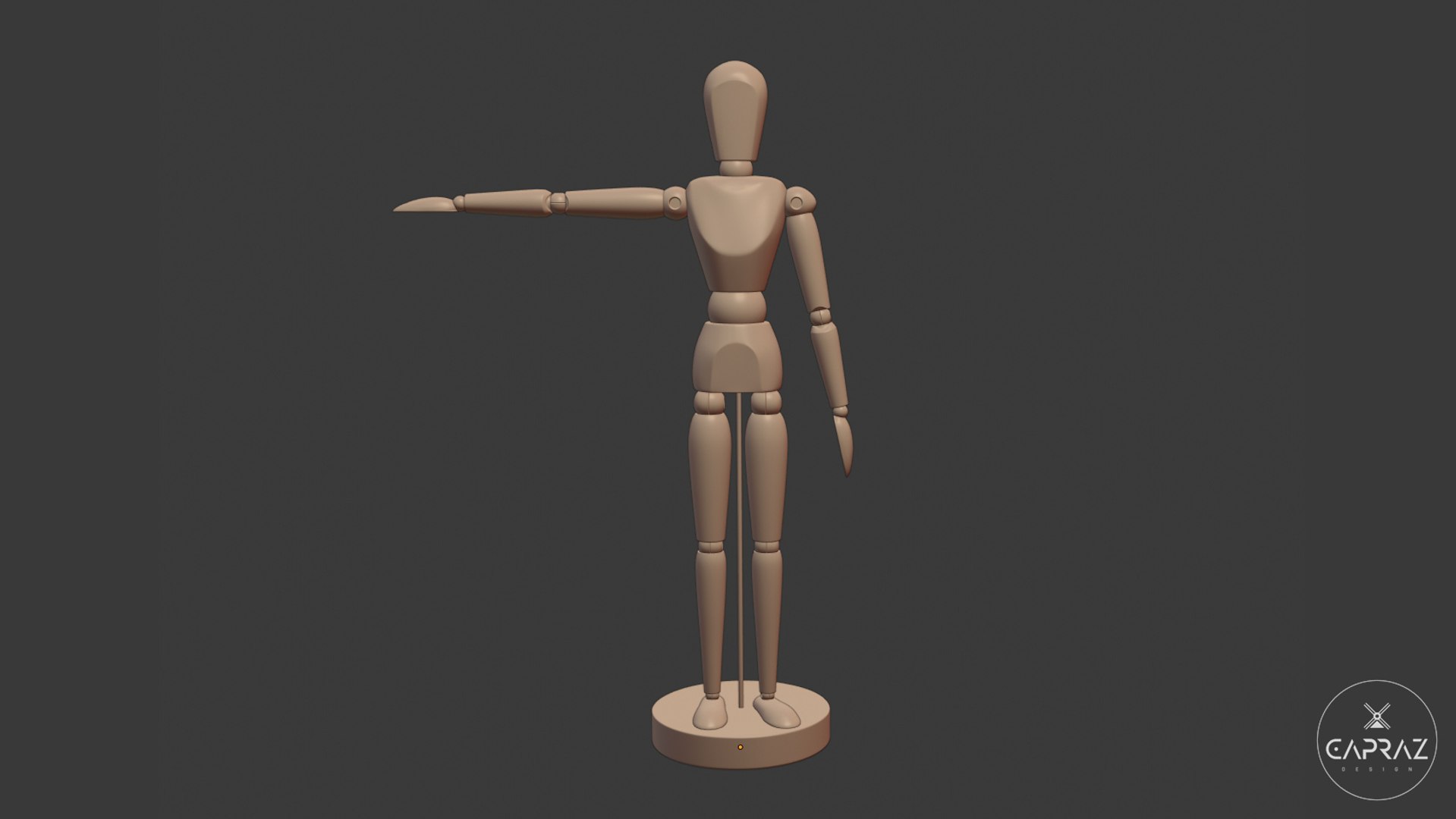 Printable Mannequin Art Figure 3D - TurboSquid 1546641