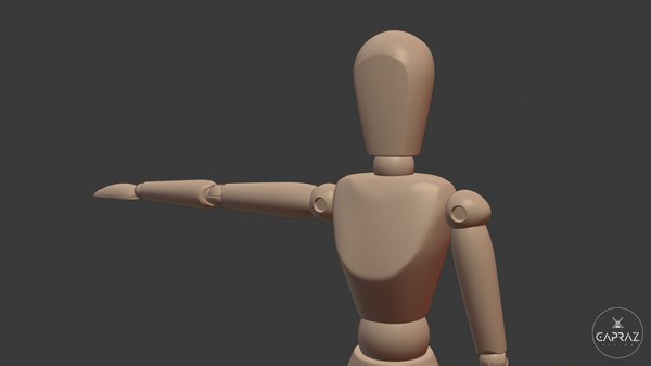 Printable mannequin art figure 3D - TurboSquid 1546641