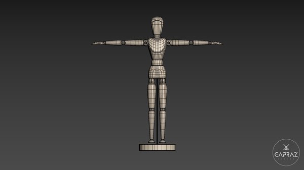 Printable mannequin art figure 3D - TurboSquid 1546641
