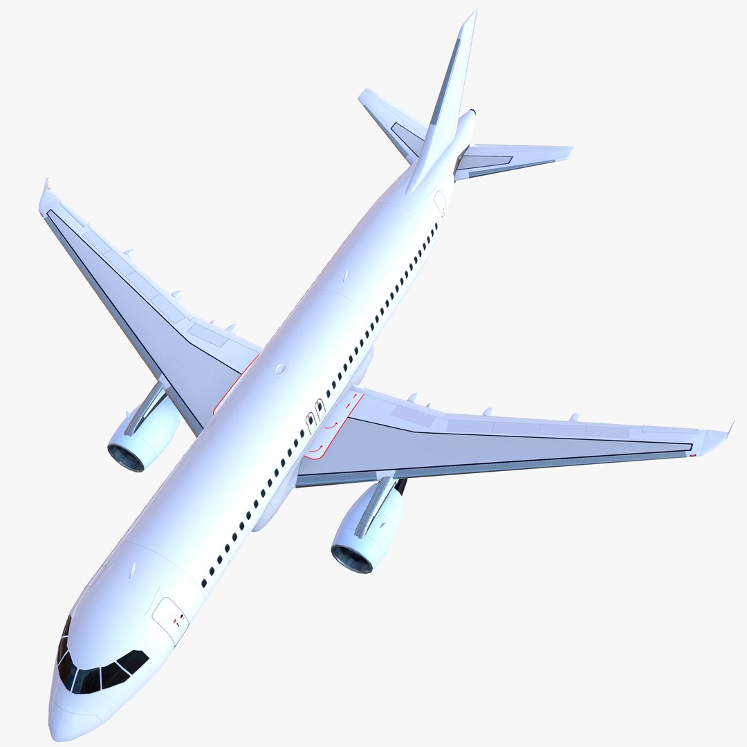 3D Airplane Airbus A320 - TurboSquid 1547644