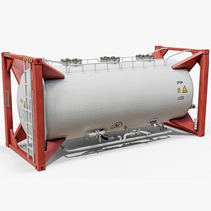 3D ISO Powder Tank model