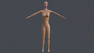 woman lixi 3d model