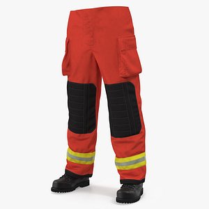 firefighting pants 3D