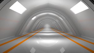 tunnel architectural 3D model