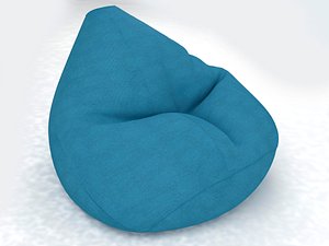 3D bean bag chair