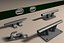 Set of boat cleats and fairleads
