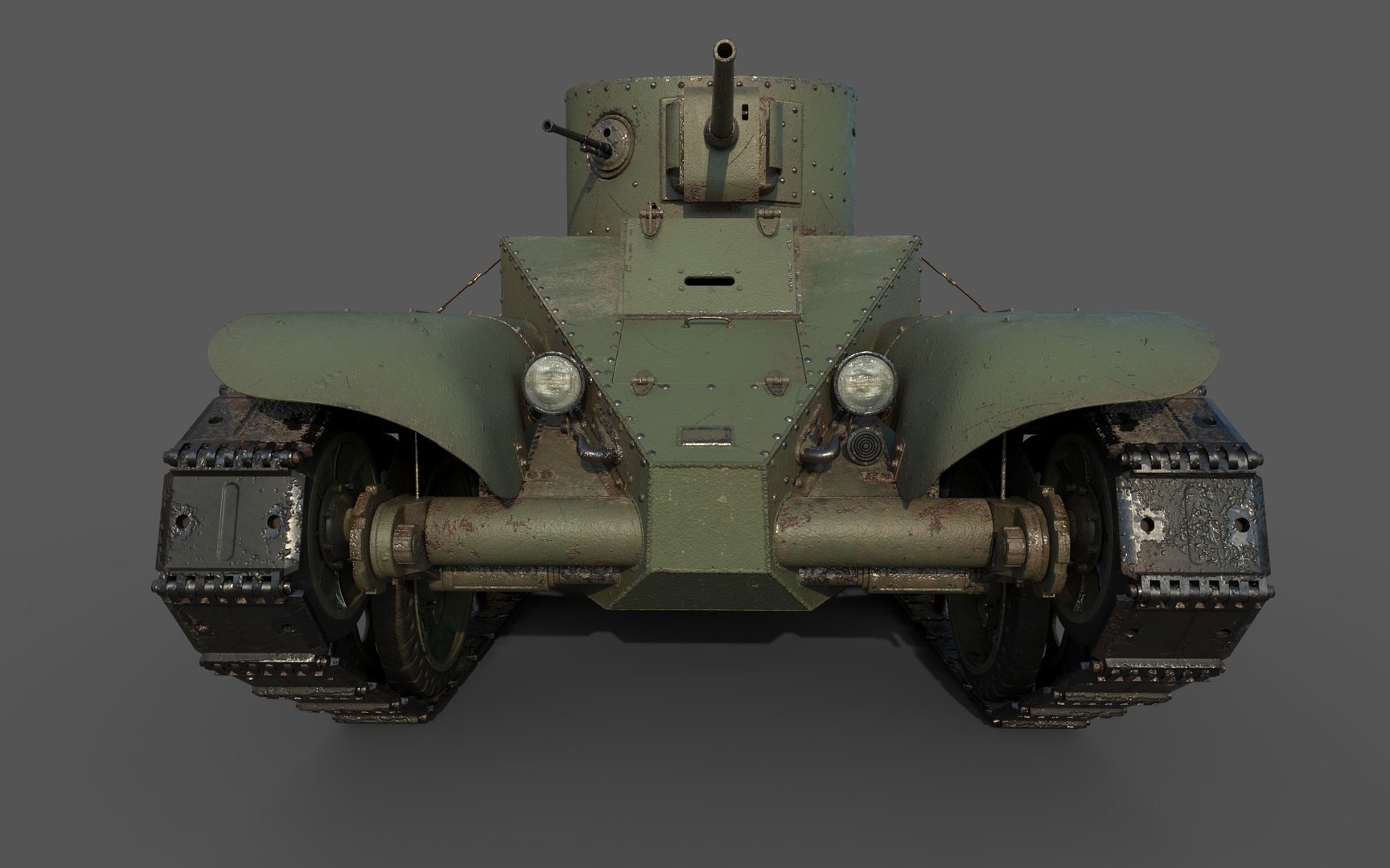 Soviet Tank Model - TurboSquid 1713800
