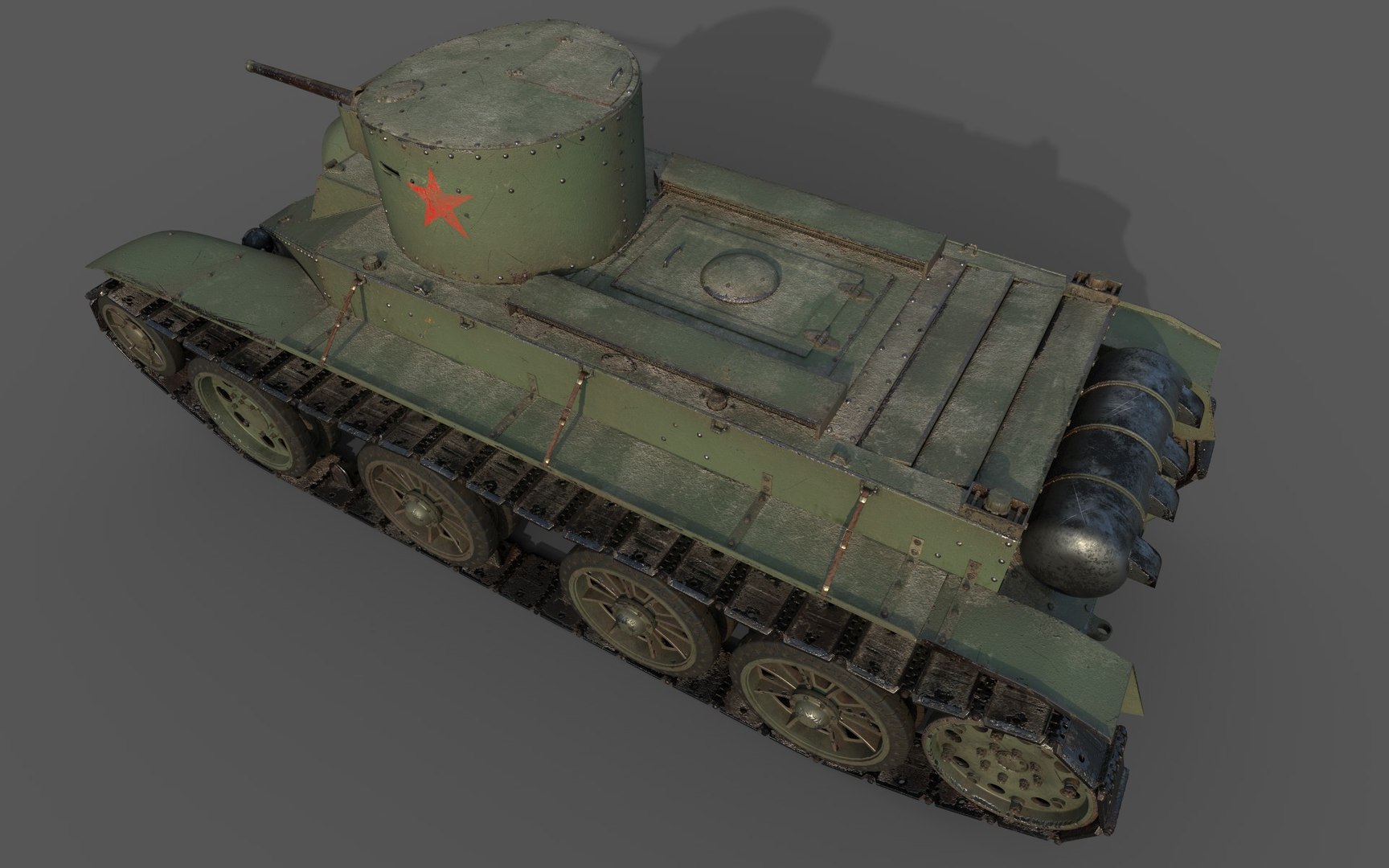 Soviet Tank Model - TurboSquid 1713800