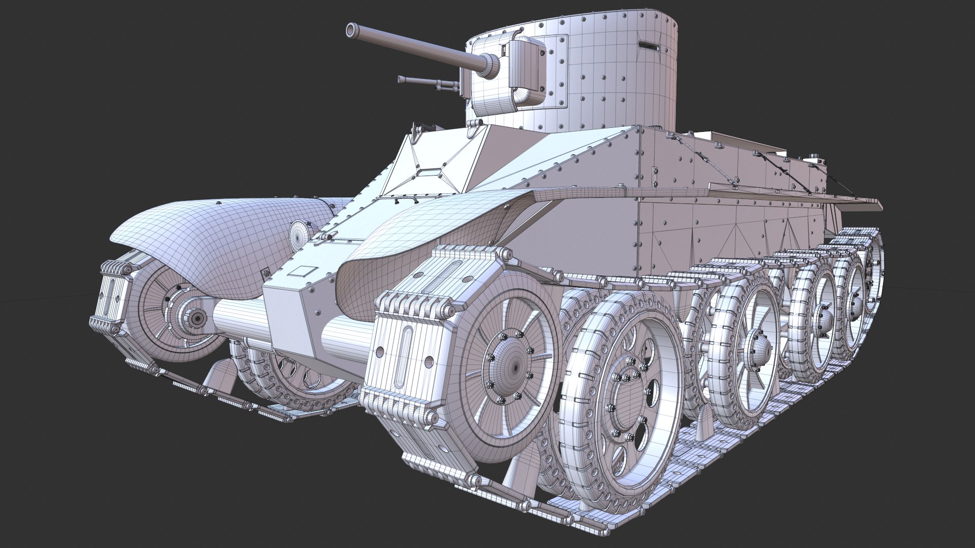 Soviet Tank Model - TurboSquid 1713800