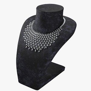 Bridal diamond necklace