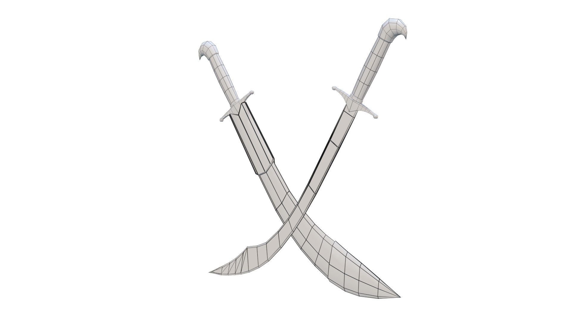 3D Vector Sword - TurboSquid 2376077
